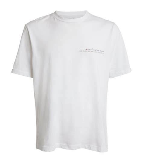 White Stretch cotton T